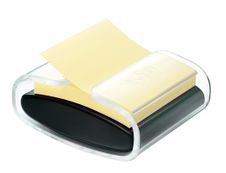 Dévidoir Pro Noir Z-Notes Super Sticky Post-it + 1 bloc jaune
