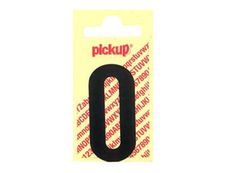 Pickup - Étiquette autocollante - 150 mm - Chiffre 0 - noir mat