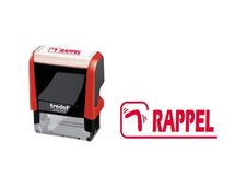 Trodat Xprint - Tampon formule "Rappel" - rouge