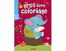Mon gros livre de coloriage - Eléphant (3-5 ans) 