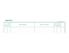 Exacompta - Piqûre Enregistrement du courrier - 32 x 27 cm - 80 pages