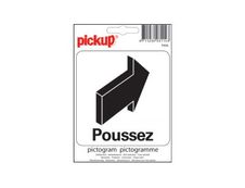 Pickup - Pictogramme - Poussez - 100 x 100 mm