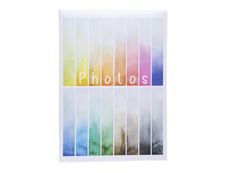 Exacompta Rainbow - Album photos à pochettes 22,5 x 32,5 cm - pour 300 photos 10 x 15 cm