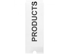 Probeco - 12 Porte-étiquettes adhésives - 25 x 102 cm