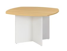 Table rectangulaire avec côtés arrondis SUNDAY - Chêne