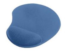 Ednet - Tapis de souris avec repose-poignet - Bleu