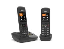 Gigaset C575A Duo - téléphone sans fil avec répondeur + combiné supplémentaire - noir