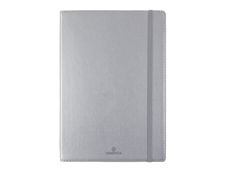 Oberthur Carmen - Carnet de notes souple A5 - ligné - 200 pages - argent