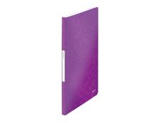 Leitz WOW - Porte vues - 20 vues - A4 - violet métallique