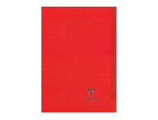 Clairefontaine Koverbook - Cahier polypro 24 x 32 cm - 96 pages - grands carreaux (Seyes) - rouge