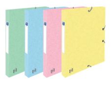 Oxford Top File+ - Boîte de classement - dos 25 mm - disponible dans différentes couleurs pastels