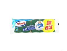 Nicols - 10 tampons éponge vert