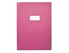 Oxford Strong Line - Protège cahier sans rabat - 17 x 22 cm - rose opaque