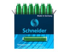 Schneider - 6 Cartouches d'encre pastel - vert