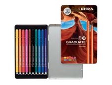 Lyra Graduate - 10 Feutres fins - couleurs assorties