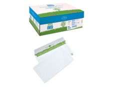 La Couronne - 500 Enveloppes recyclées DL 110 x 220 mm - 80 gr - sans fenêtre - blanc