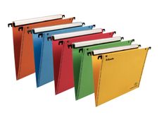 Esselte VisioPlus - 10 Dossiers suspendus pour tiroirs - coloris assortis - fond V