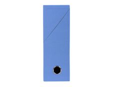 Exacompta - Boîte de transfert - dos 90 mm - toile bleu clair