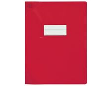 Oxford Strong Line - Protège cahier sans rabat - 24 x 32 cm - rouge opaque