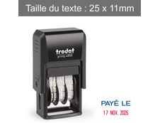 Trodat - Tampon Dateur Printy 4850 - "Payé le"