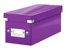 Leitz Click & Store - Boîte de rangement pour CD - violet métallisé