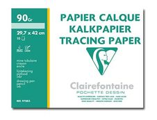 Clairefontaine - Pochette papier à dessin calque - 10 feuilles - A3 - 90G