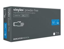 Vinylex - 100 gants non poudrés  - taille 7/8 - vinyle - transparent
