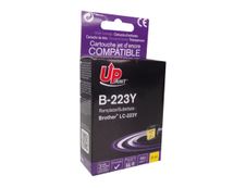 Cartouche compatible Brother LC223 - jaune - Uprint