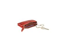 Porte-monnaie double cuir avec pochette cartes Savannah - rouge - label M