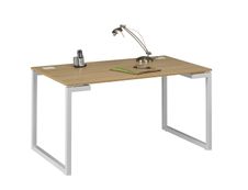 Bureau SUNDAY - 160 cm - Pieds cadre - Chêne