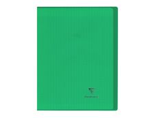 Clairefontaine Koverbook - Cahier polypro 24 x 32 cm - 96 pages - grands carreaux (Seyes) - vert