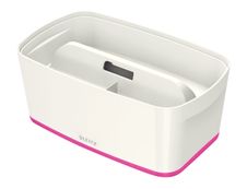 Leitz MyBox - Boîte de rangement petit format - blanc/rose