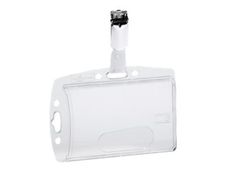 Durable Hartbox - Porte-badge - pour 54 x 87 mm - transparent
