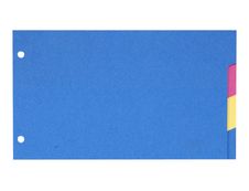 Exacompta Forever - Intercalaire 4 positions - pour fiches Bristol 12,5 x 20 cm - carte recyclée