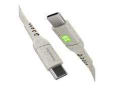 XtremeMac Eco - Câble USB - 24 pin USB-C (M) pour 24 pin USB-C (M) - 1 m - blanc