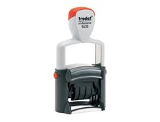 Trodat Professional 5430 - Tampon dateur métallique - 2 lignes - texte personnalisable