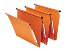 Fast Standard - 25 Dossiers suspendus pour armoires - orange - fond V