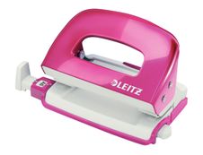 Leitz WOW NeXXt Mini - Perforateur - 10 feuilles - métal - rose métallisé