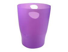 Exacompta Ecobin - Corbeille à papier 15L - violet translucide