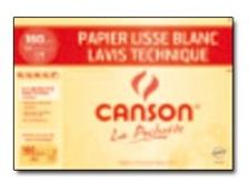 Canson - Pochette papier à dessin - 12 feuilles - A4 - 160 gr - blanc
