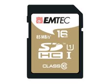 Emtec Elite Gold - carte mémoire 16 Go - Class 10 - SDHC UHS-I U1