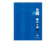 Clairefontaine Metric - Cahier de travaux pratiques (TP) pour déficients visuels - 24 x 32 cm - 64 pages - Grands carreaux noirs agrandis - Disponible en différents coloris