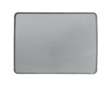 Nobo - Tableau blanc Slimline en acier laqué - 58 x 43 cm - magnétique - cadre argent
