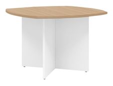 Table de réunion rectangulaire avec côtés arrondis YES ! - Chêne