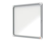 Nobo - Vitrine intérieure 6 A4 (709 x 668 mm) - cadre aluminium fond métal
