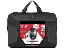 PORT Designs - Sacoche pour ordinateur portable 17,3" + souris - noir