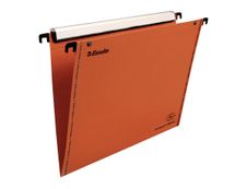 Esselte VisioPlus - 10 Dossiers suspendus pour tiroirs - orange - fond V