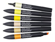 ProMarker - 6 Marqueurs double pointe - tons jaunes