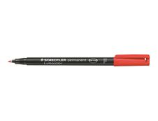 STAEDTLER LUMOCOLOR 318 - Marqueur permanent - pointe fine - rouge