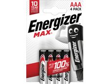 ENERGIZER Max - 4 piles alcalines - AAA LR03